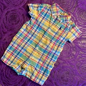 Ralph Lauren summer onesie, EUC, size 3 months